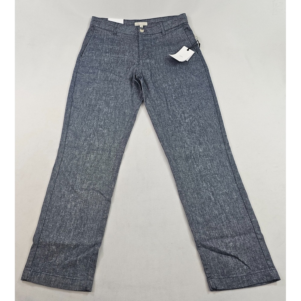 Onia pants jeans mens W 30 L 29 pockets stretch canvas traveler blue zip $185